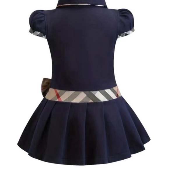 BNWT Plaid Nova Check Preppy Casual Dress For Girls - Picture 3 of 5